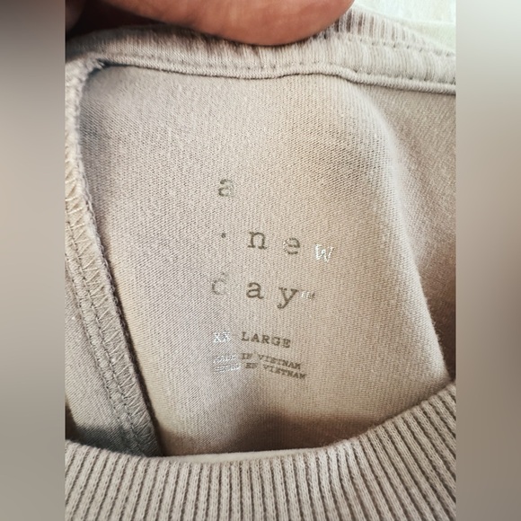 A New Day Crew Neck Dusty Pink Dress - Picture 3 of 4